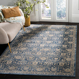 Safavieh Brentwood Bnt896N Navy/Creme Rug.