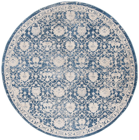 Safavieh Brentwood Bnt896N Navy/Creme Rug.