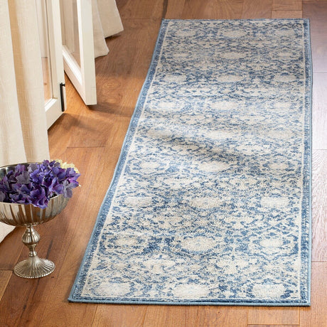 Safavieh Brentwood Bnt896N Navy/Creme Rug.