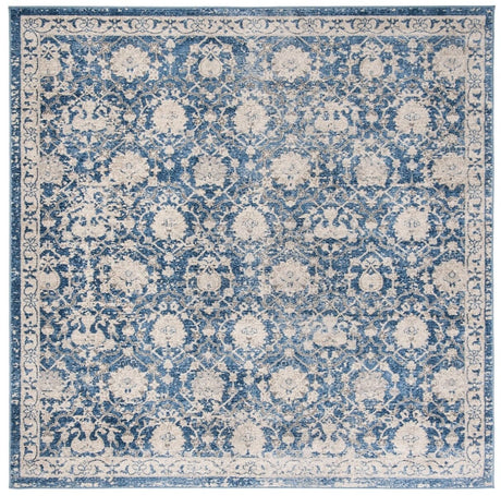 Safavieh Brentwood Bnt896N Navy/Creme Rug.