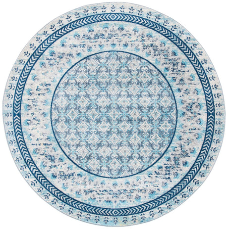 Safavieh Brentwood Bnt899A Ivory/Aqua Rugs.