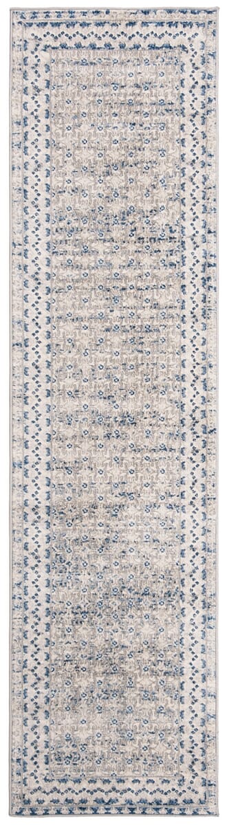 Safavieh Brentwood Bnt899G Light Grey/Blue Rug.