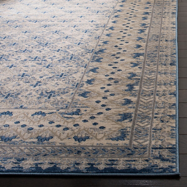 Safavieh Brentwood Bnt899G Light Grey/Blue Rug.