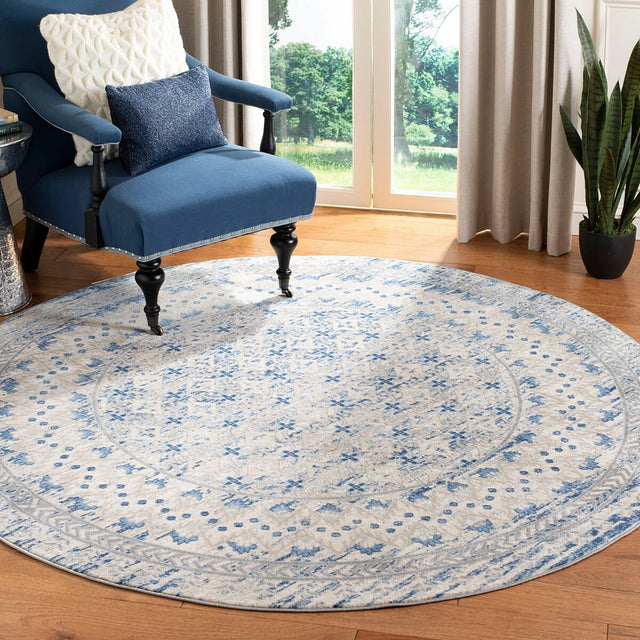 Safavieh Brentwood Bnt899G Light Grey/Blue Rug.