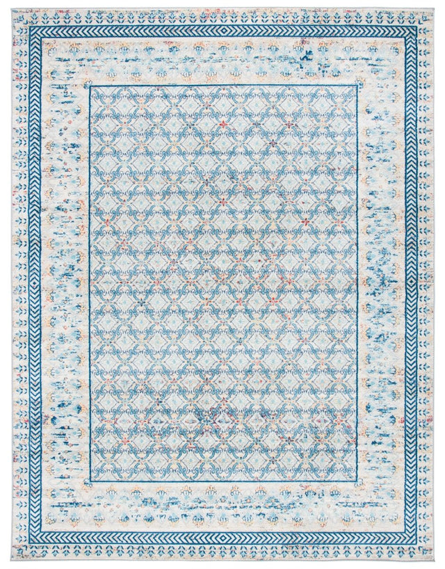 Safavieh Brentwood Bnt899M Blue/Yellow Rugs.