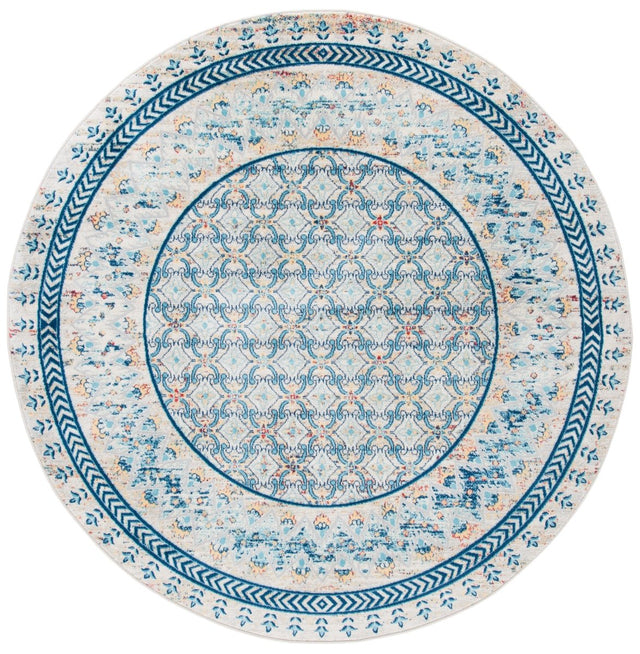 Safavieh Brentwood Bnt899M Blue/Yellow Rugs.