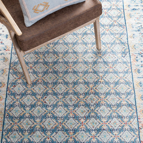 Safavieh Brentwood Bnt899M Blue/Yellow Rugs.