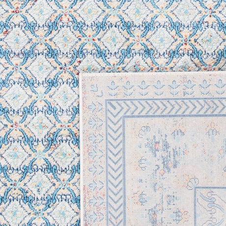 Safavieh Brentwood Bnt899M Blue/Yellow Rugs.