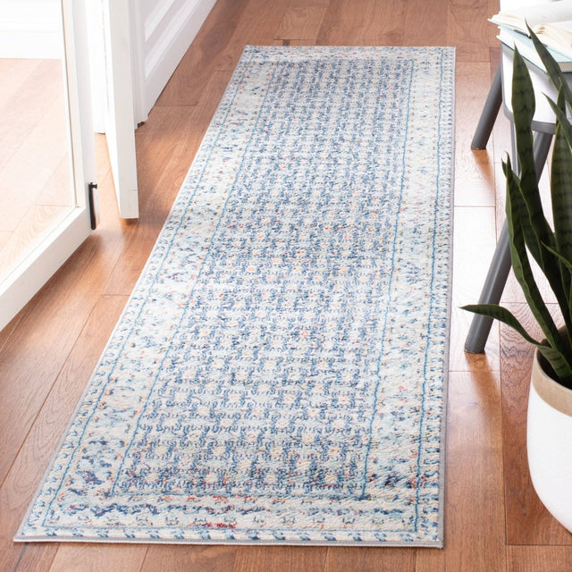 Safavieh Brentwood Bnt899M Blue/Yellow Rugs.