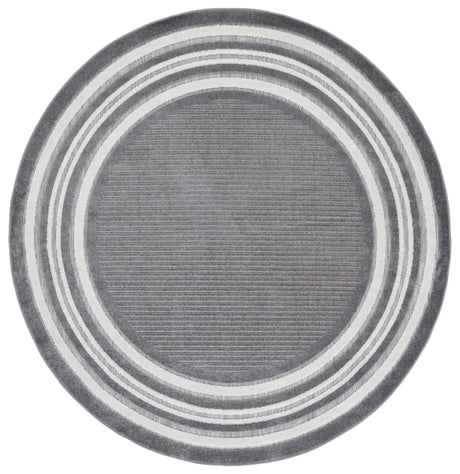 Safavieh Cabana 6'-7" x 6'-7" Rug in Grey / Ivory