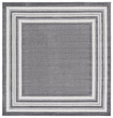 Safavieh Cabana 6'-7" x 6'-7" Rug in Grey / Ivory
