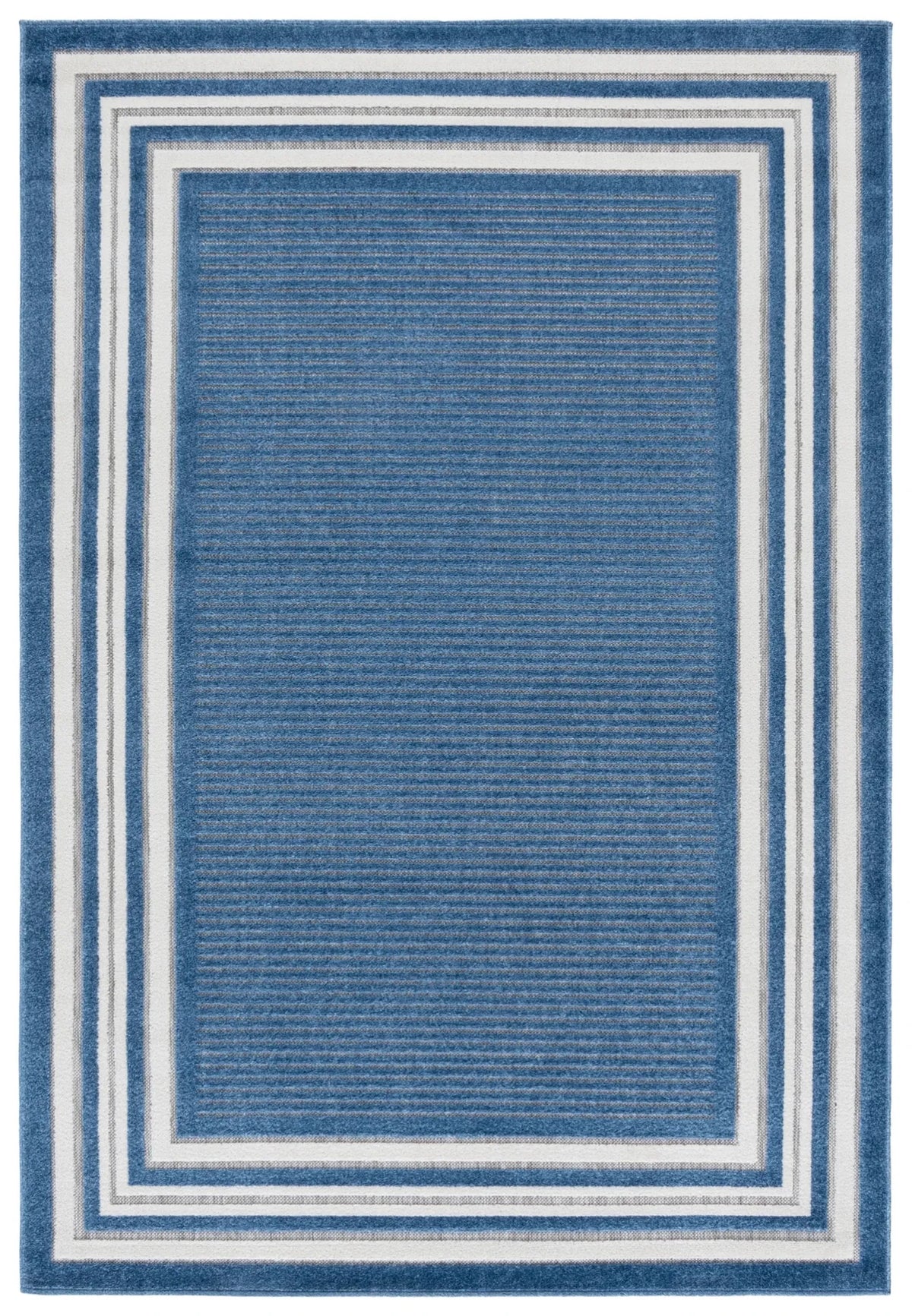 Safavieh Cabana 4'-5" x 6'-5" Rug in Light Blue / Ivory