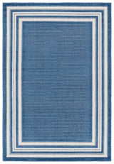 Safavieh Cabana 4'-5" x 6'-5" Rug in Light Blue / Ivory