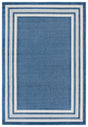 Safavieh Cabana 4'-5" x 6'-5" Rug in Light Blue / Ivory