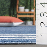 Safavieh Cabana 4'-5" x 6'-5" Rug in Light Blue / Ivory