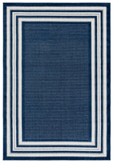 Safavieh Cabana 4'-5" x 6'-5" Rug in Blue / Ivory