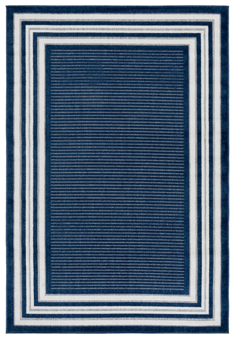 Safavieh Cabana 4'-5" x 6'-5" Rug in Blue / Ivory