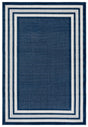 Safavieh Cabana 4'-5" x 6'-5" Rug in Blue / Ivory