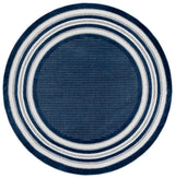 Safavieh Cabana 6'-7" x 6'-7" Rug in Blue / Ivory