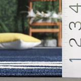 Safavieh Cabana 4'-5" x 6'-5" Rug in Blue / Ivory