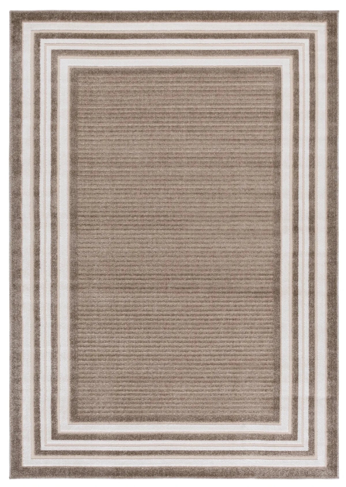 Safavieh Cabana 4'-5" x 6'-5" Rug in Dark Beig / Ivory