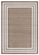 Safavieh Cabana 4'-5" x 6'-5" Rug in Dark Beig / Ivory