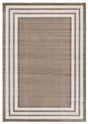 Safavieh Cabana 4'-5" x 6'-5" Rug in Dark Beig / Ivory