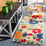 Safavieh Cabana Cbn308A Ivory/Orange Rugs.