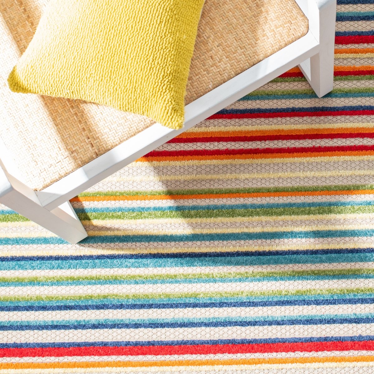 Safavieh Cabana Cbn323A Ivory/Green Rug.
