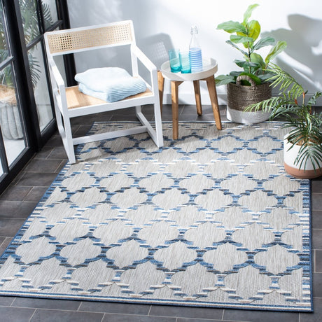 Safavieh Cabana Cbn333G Grey/Blue Rugs.