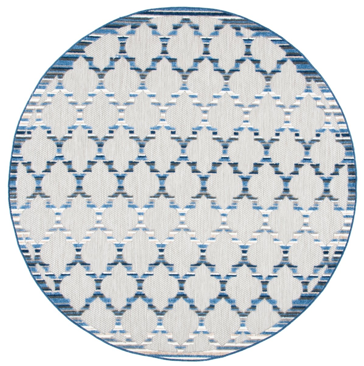 Safavieh Cabana Cbn333G Grey/Blue Rugs.