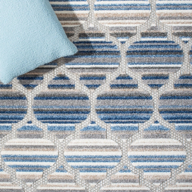 Safavieh Cabana Cbn333M Blue/Grey Rug.