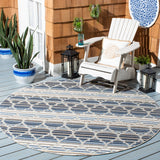 Safavieh Cabana Cbn333M Blue/Grey Rug.