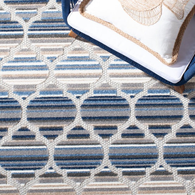 Safavieh Cabana Cbn333M Blue/Grey Rug.