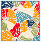 Safavieh Cabana Cbn356A Ivory/Blue Rug.