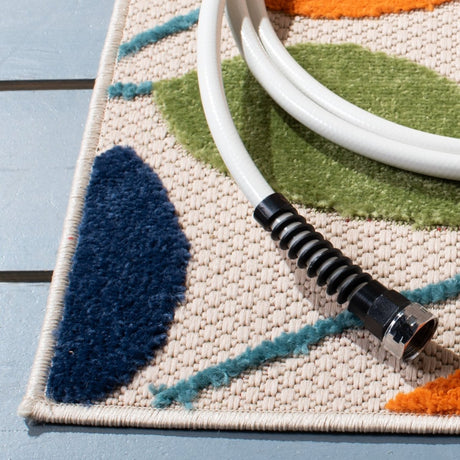 Safavieh Cabana Cbn369A Ivory/Green Rugs.