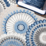 Safavieh Cabana Cbn382G Grey/Blue Rug.