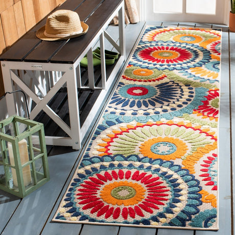 Safavieh Cabana Cbn382M Blue/Ivory Rug.