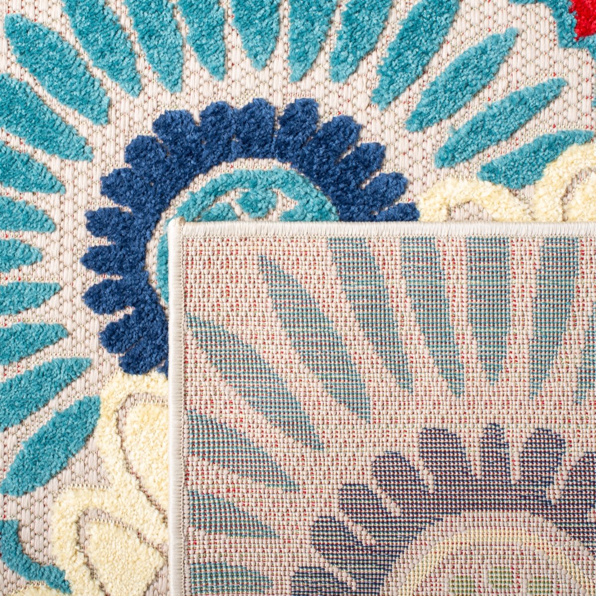 Safavieh Cabana Cbn382M Blue/Ivory Rug.