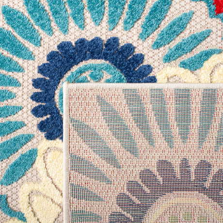 Safavieh Cabana Cbn382M Blue/Ivory Rug.