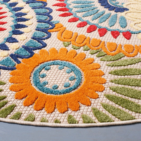 Safavieh Cabana Cbn382M Blue/Ivory Rug.