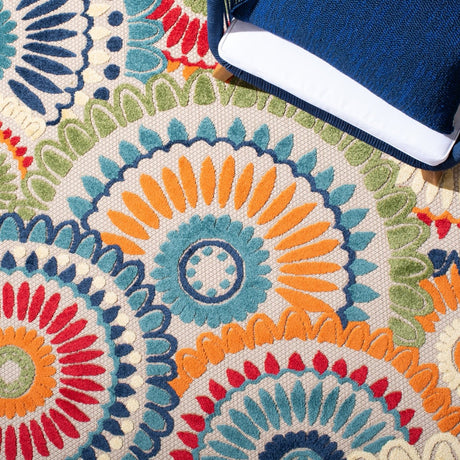 Safavieh Cabana Cbn382M Blue/Ivory Rug.
