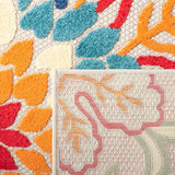 Safavieh Cabana Cbn391A Ivory/Orange Rug.
