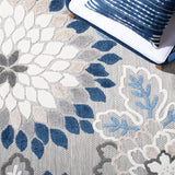 Safavieh Cabana Cbn391F Grey/Blue Rug.