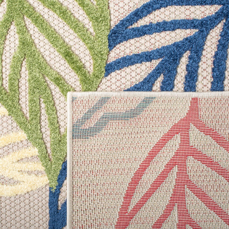 Safavieh Cabana Cbn399A Ivory/Green Rug.