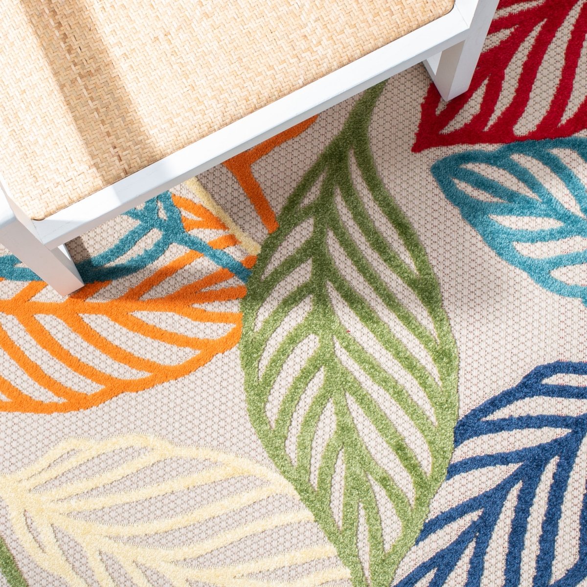 Safavieh Cabana Cbn399A Ivory/Green Rug.