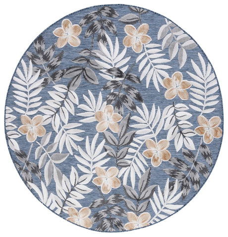 Safavieh Cabana Cbn405M Blue/Grey Rug.