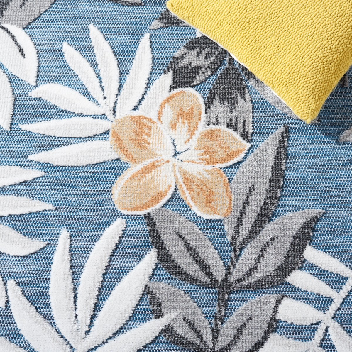 Safavieh Cabana Cbn405M Blue/Grey Rug.