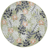 Safavieh Cabana 6'-5" x 6'-5" Rug in Olive / Grey