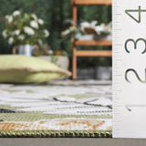 Safavieh Cabana 4'-0" x 6'-0" Rug in Olive / Grey